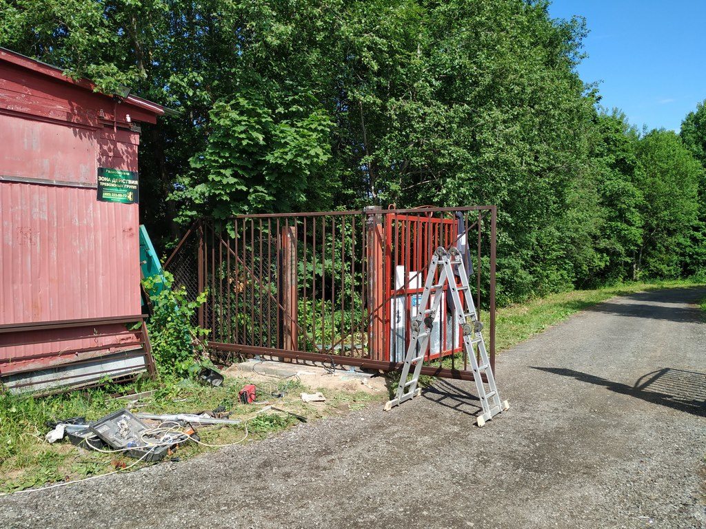 Новые ворота СНТ Березка-4